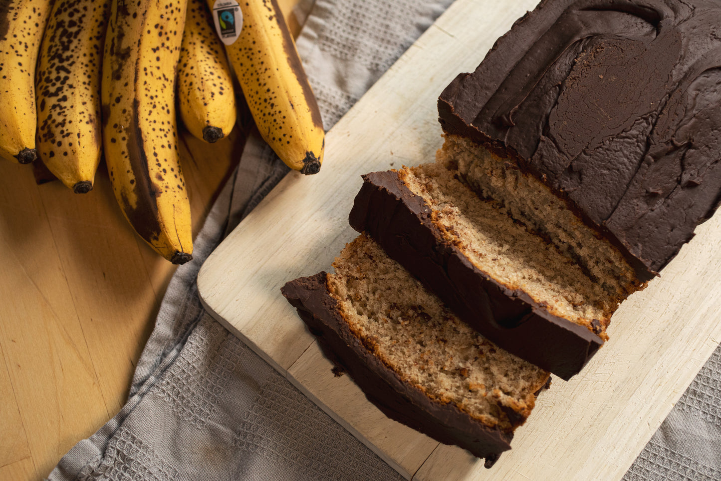 Vegan Chocolate Banana Bread