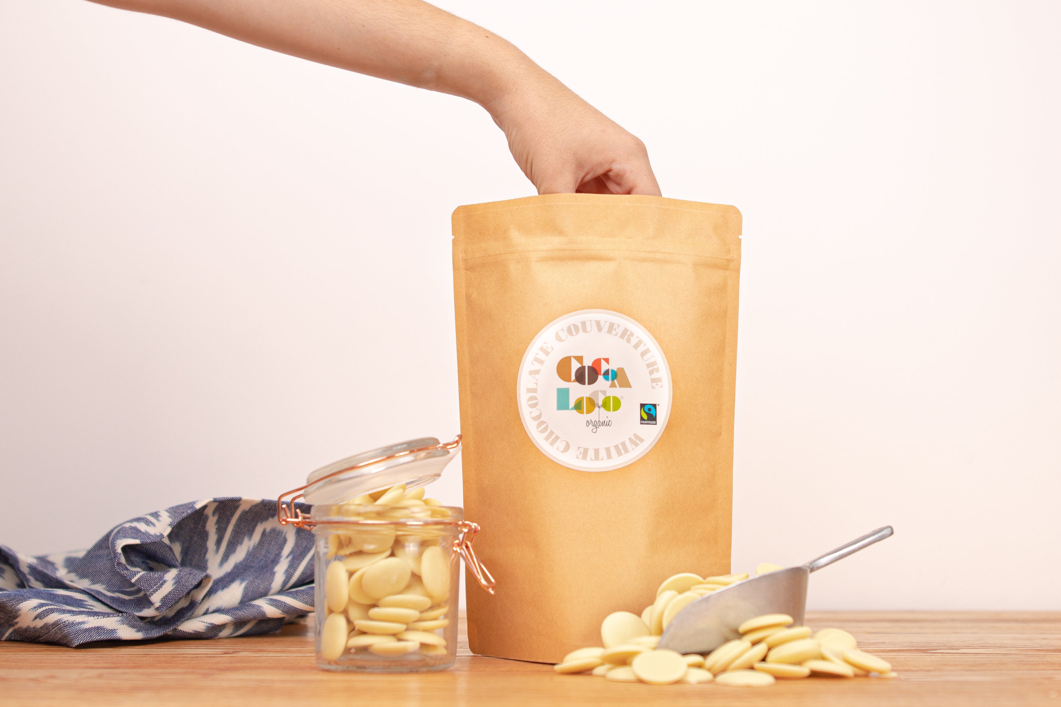 White Chocolate Couverture 500g