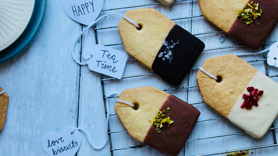 Dipped Teabag Shortbread