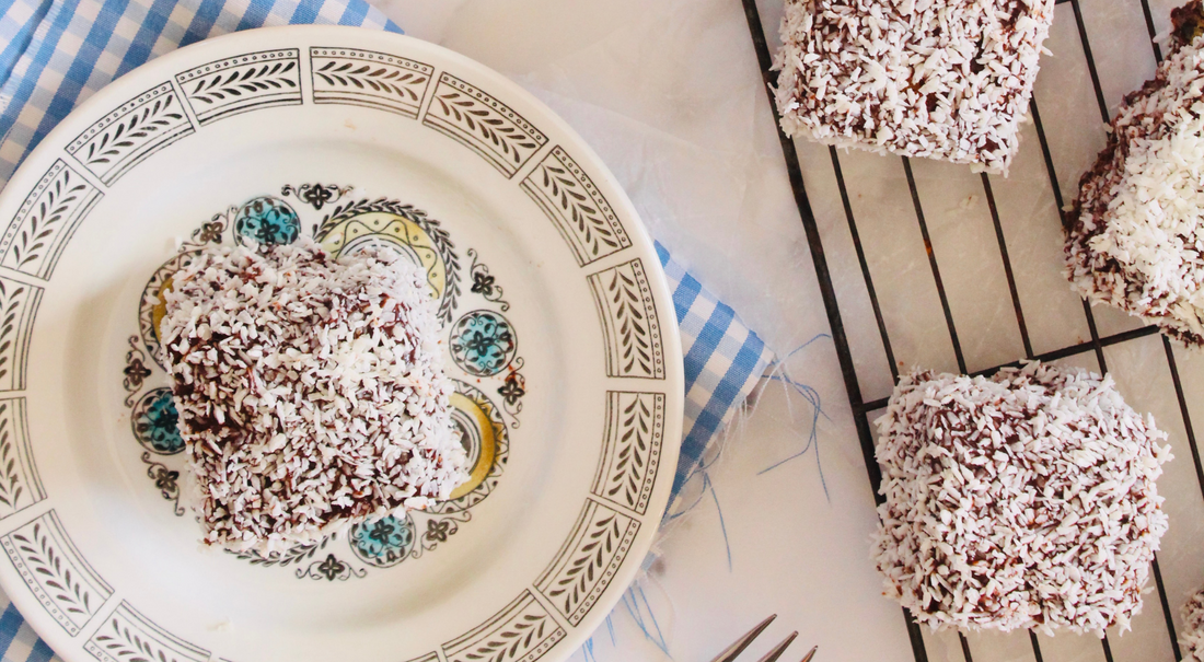Vegan Chocolate Orange Lamingtons