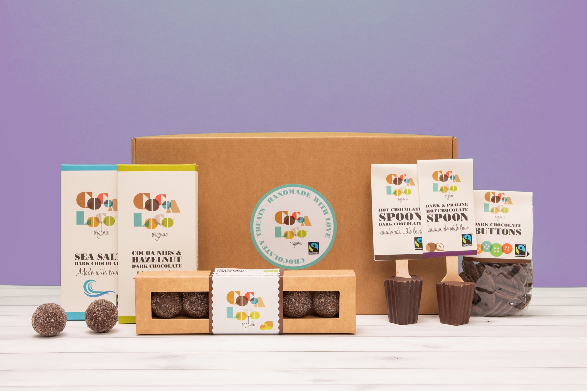 The Dark Chocolate Lover's | Letterbox Gift Box (Vegan) | Cocoa Loco