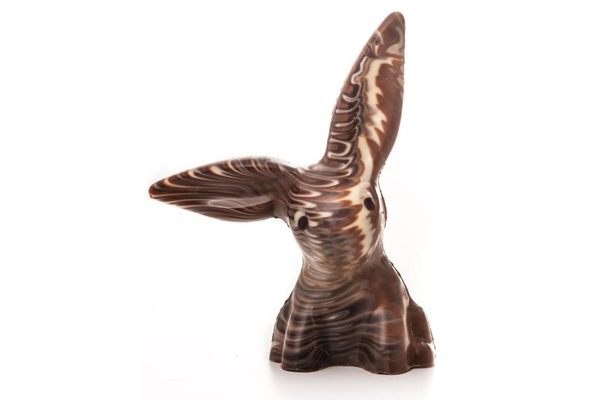 Solid Marbled Chocolate Bunny