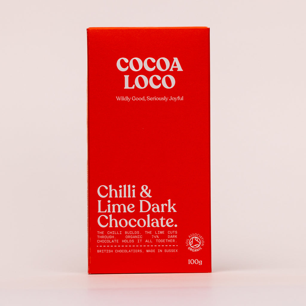 Chilli & Lime Dark Chocolate Bar