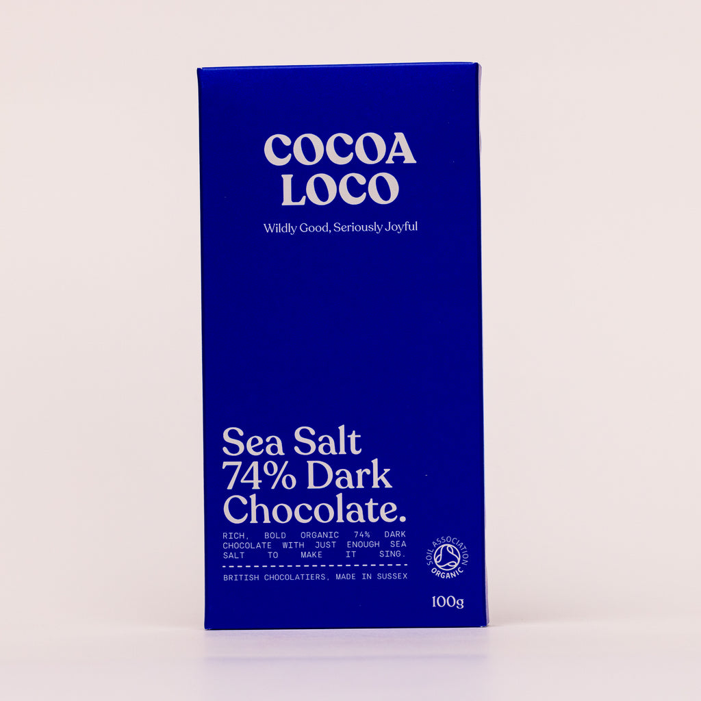 Sea Salt 74% Dark Chocolate Bar