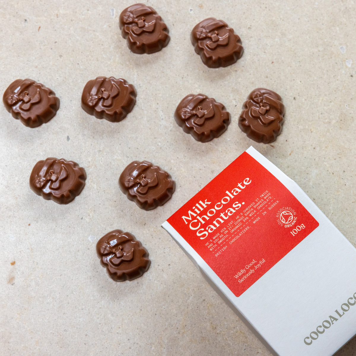 Milk Chocolate Santas