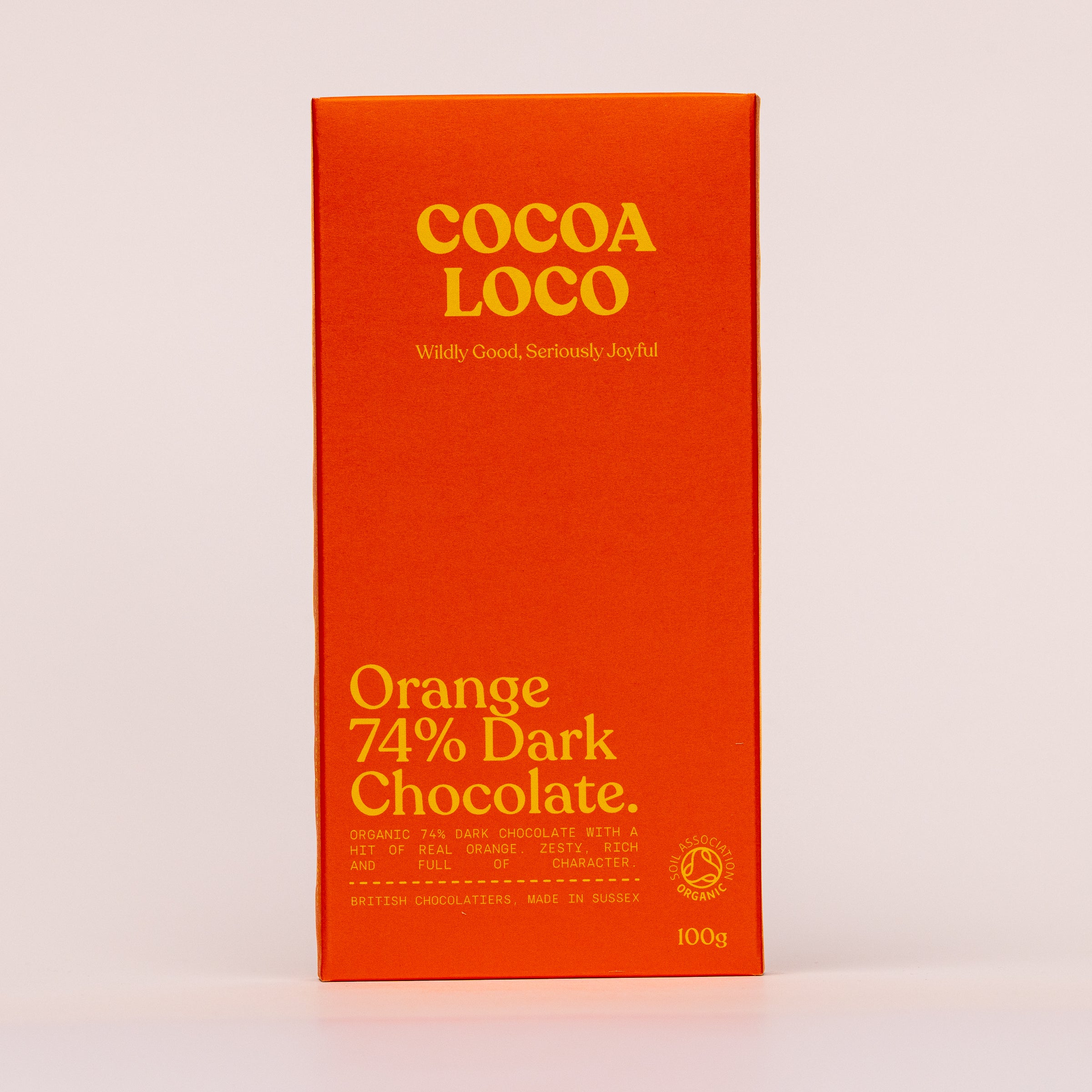 Orange 74% Dark Chocolate Bar