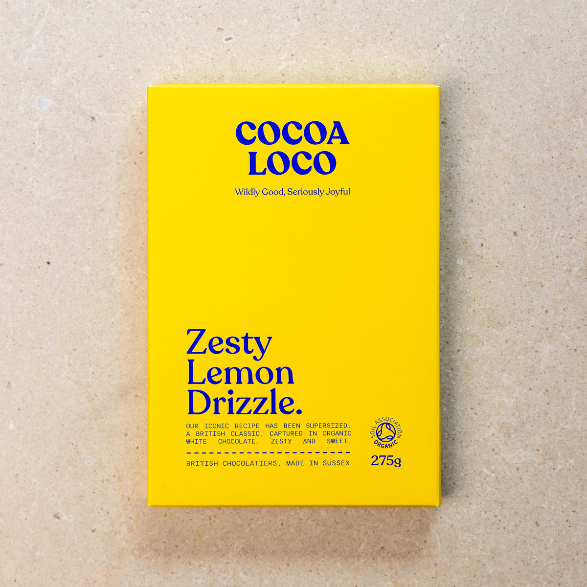 Zesty Lemon Drizzle White Chocolate Chunky Bar