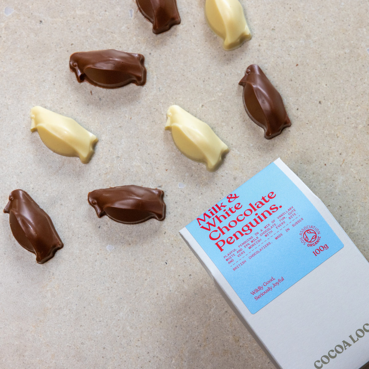 Milk & White Chocolate Penguins