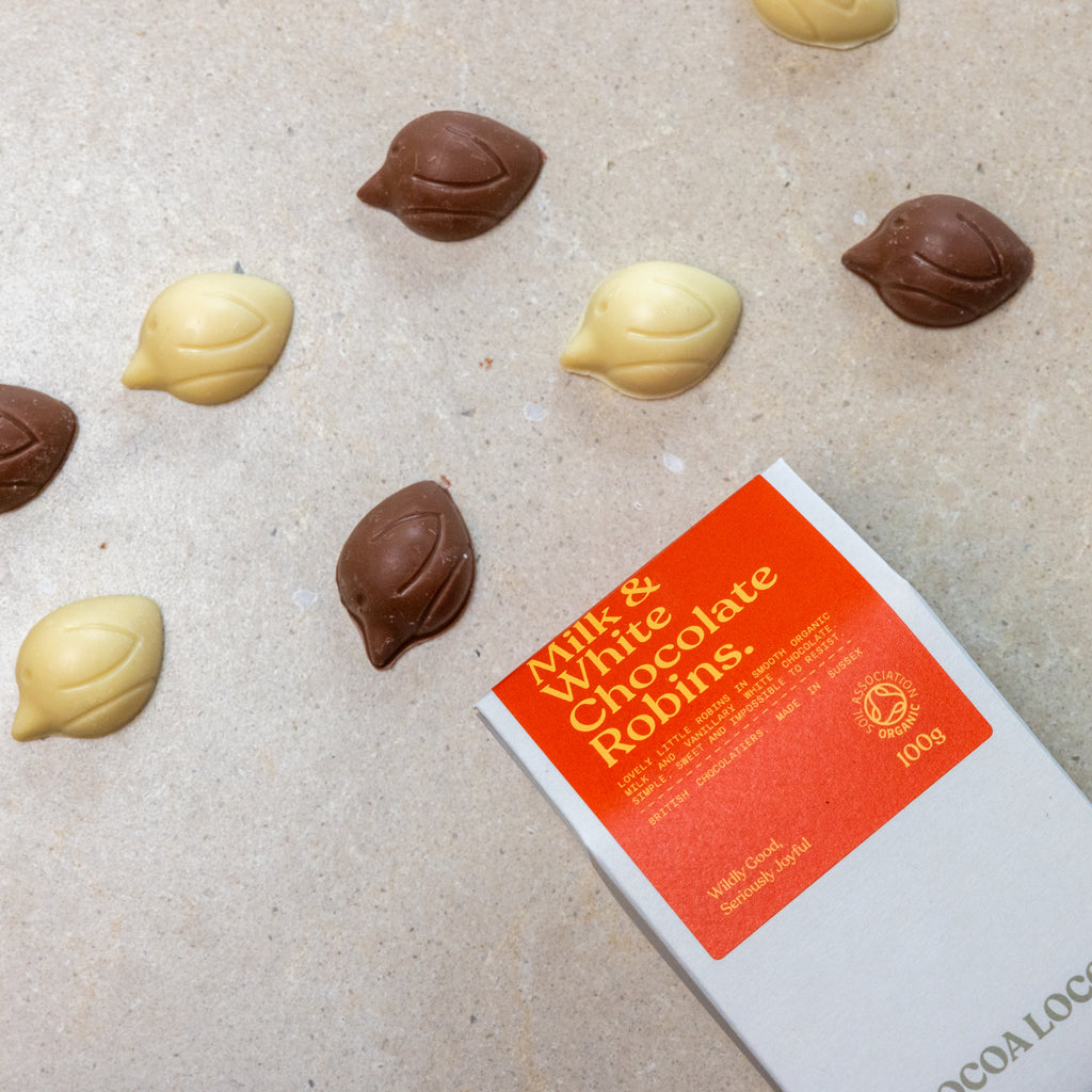 Milk & White Chocolate Robins