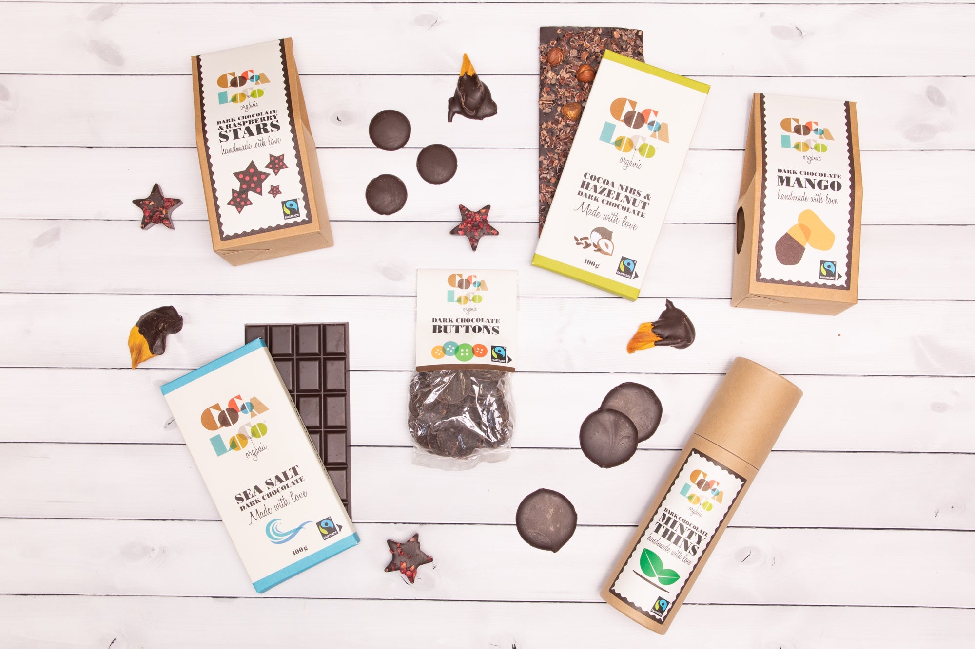 Deliciously Dark Gift Box | Organic & Fairtrade Chocolate | Cocoa Loco