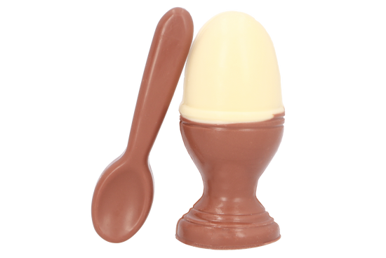 Chocolate Egg & Spoon