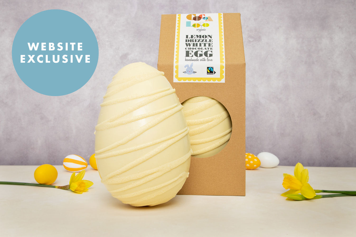 Giant Lemon Drizzle Chocolate Easter Egg | Limited Edition