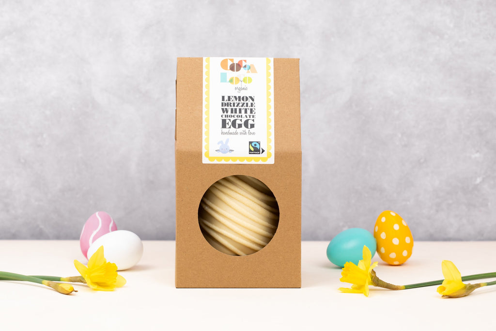 Lemon Drizzle White Chocolate Easter Egg