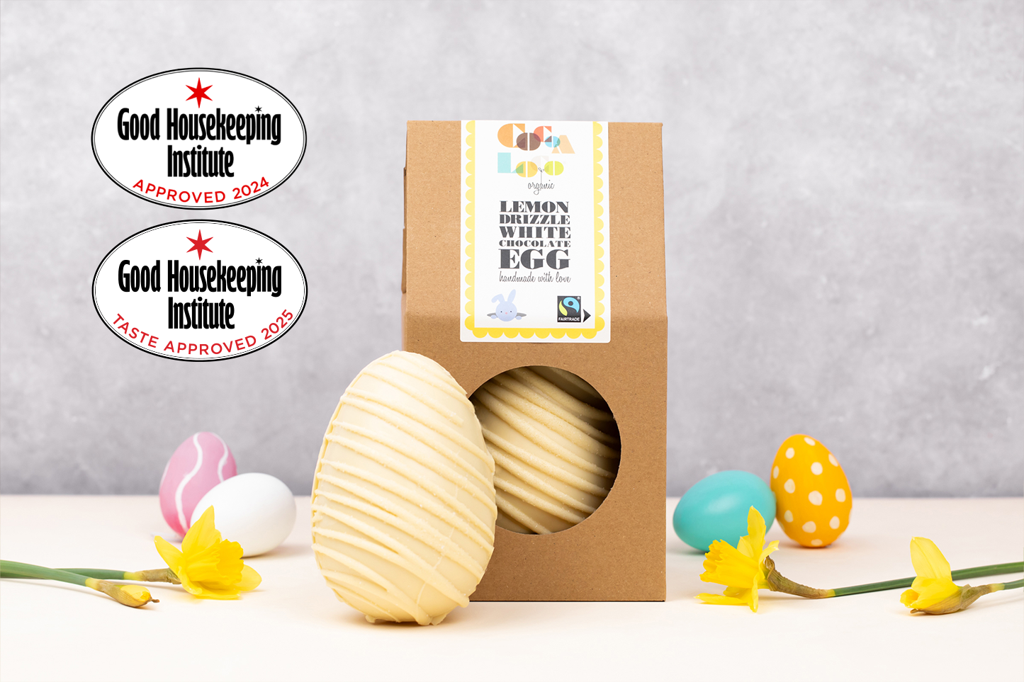 Lemon Drizzle White Chocolate Easter Egg