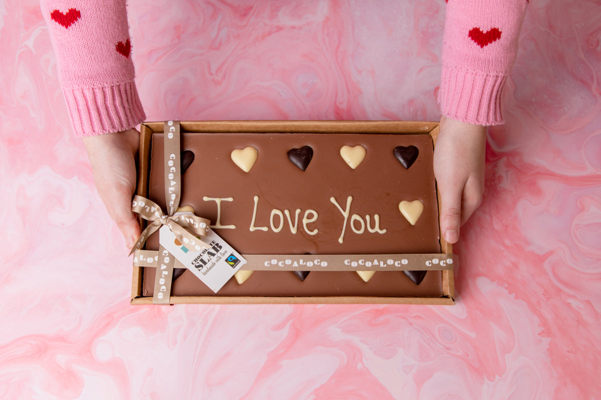 I Love You' 500g Message Slab