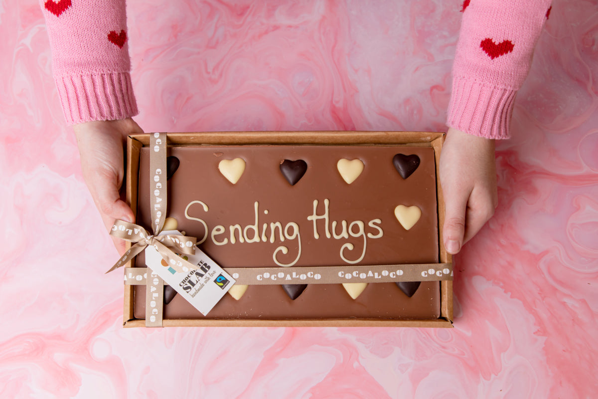 Sending Hugs' 500g Message Slab