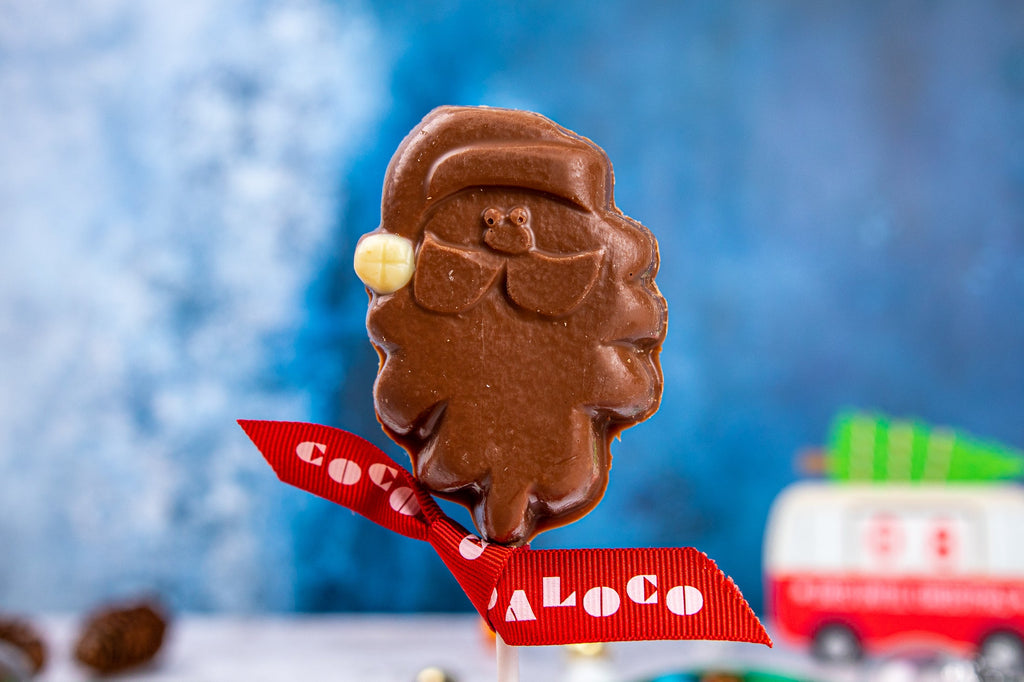Milk Chocolate Santa Lolly