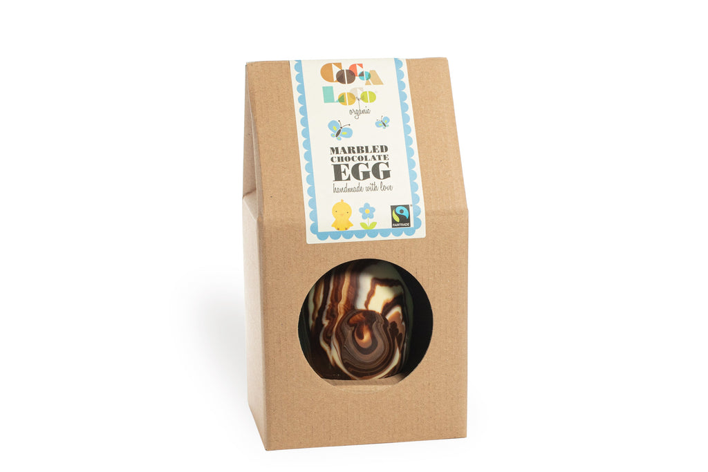 Marbled Chocolate Easter Egg