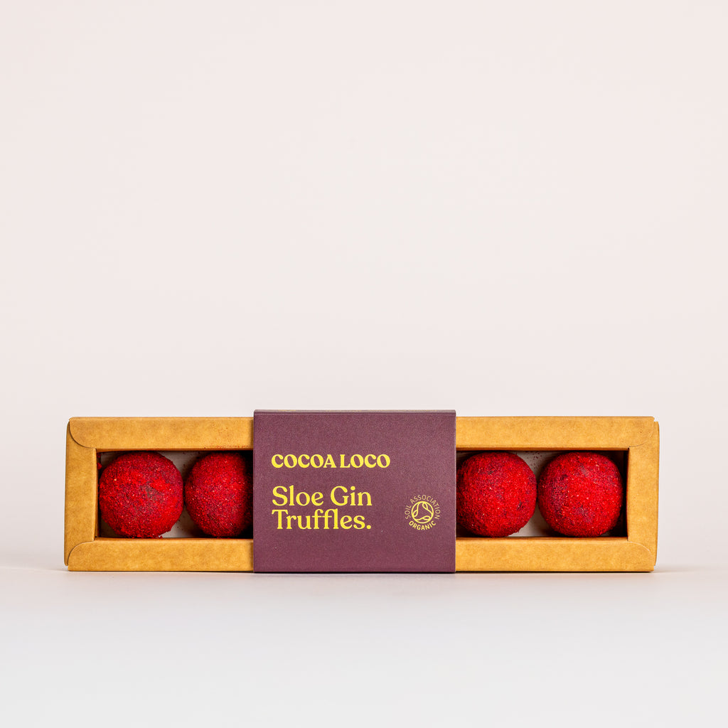 Milk Chocolate Sloe Gin Truffles