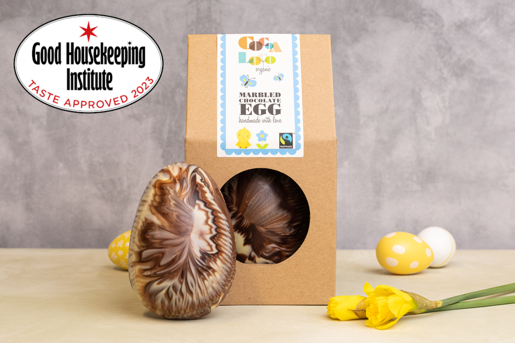 Marbled Chocolate Easter Egg