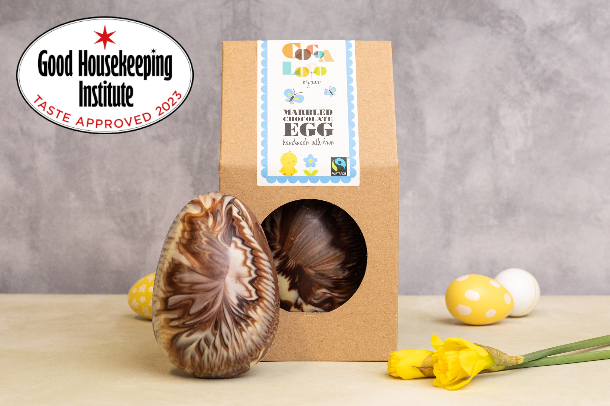 Marbled Chocolate Easter Egg