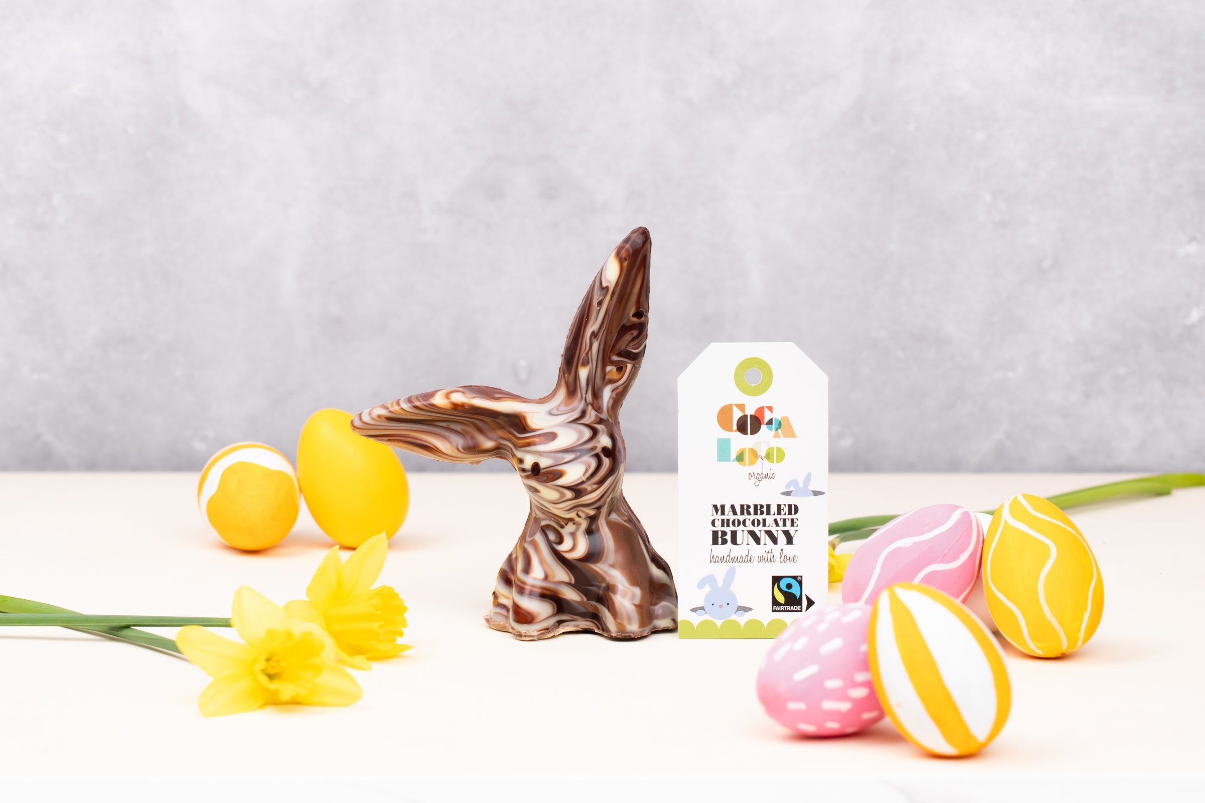 Solid Marbled Chocolate Bunny