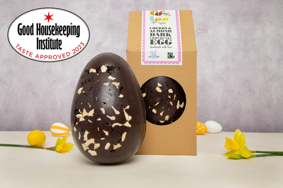 Giant Bakewell Chocolate Easter Egg