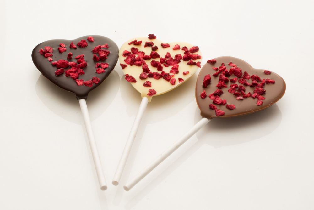 
                  
                    Dark Chocolate & Raspberry Heart Lolly – 18g
                  
                