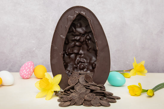 Load image into Gallery viewer, 72% Dark Chocolate Easter Egg
