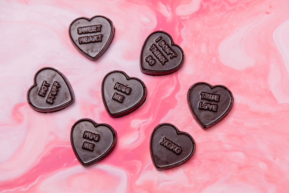 
                  
                    Dark Chocolate Love Hearts – 100g
                  
                