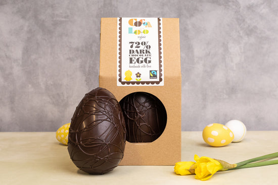 Load image into Gallery viewer, 72% Dark Chocolate Easter Egg
