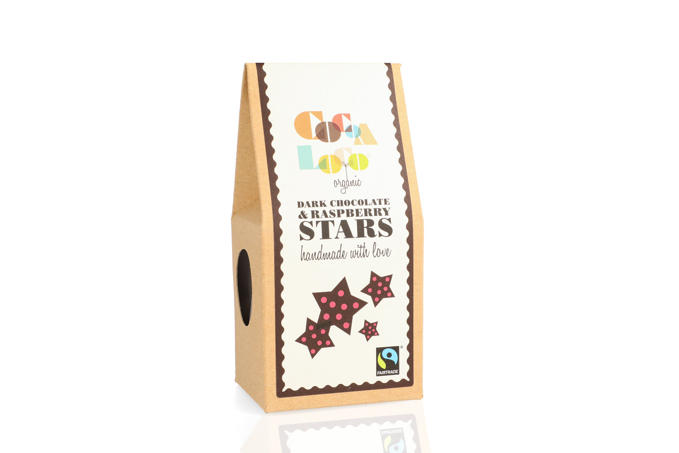 Load image into Gallery viewer, Dark Chocolate and Raspberry Stars

