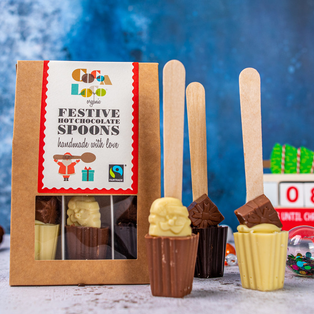 Festive Hot Chocolate Spoon Set