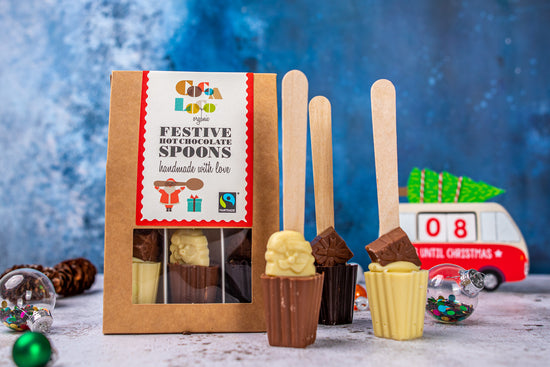 Festive Hot Chocolate Spoon Set