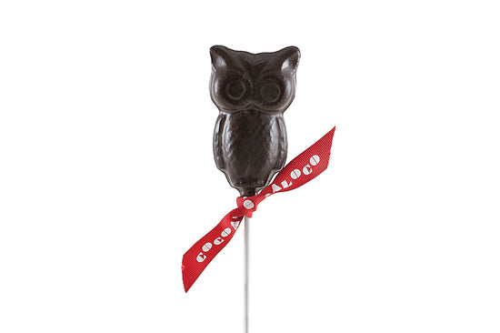 Load image into Gallery viewer, Dark Chocolate Owl Lolly
