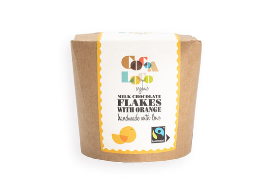 Milk Orange Chocolate Drinking Flakes