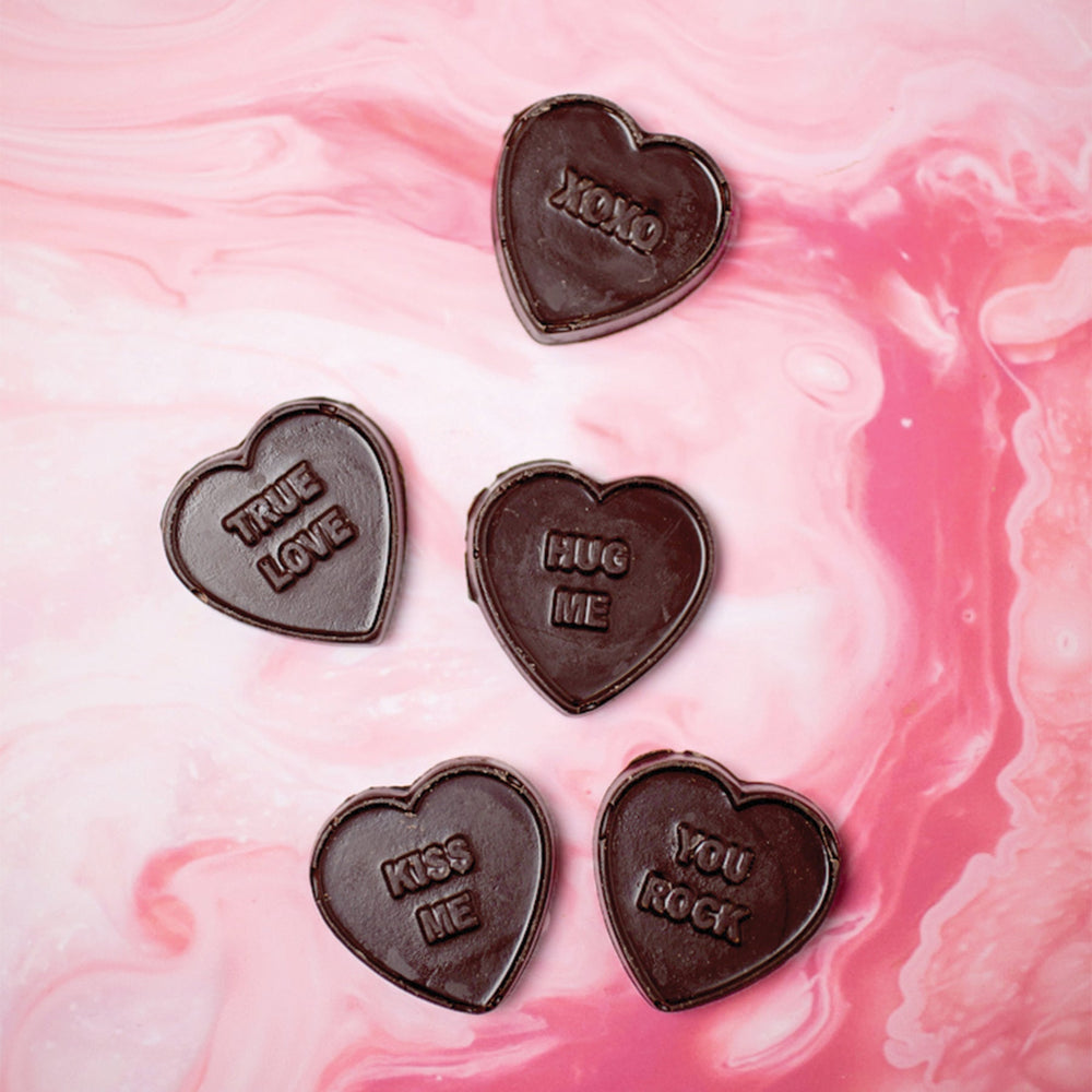 
                  
                    Dark Chocolate Love Hearts – 100g
                  
                