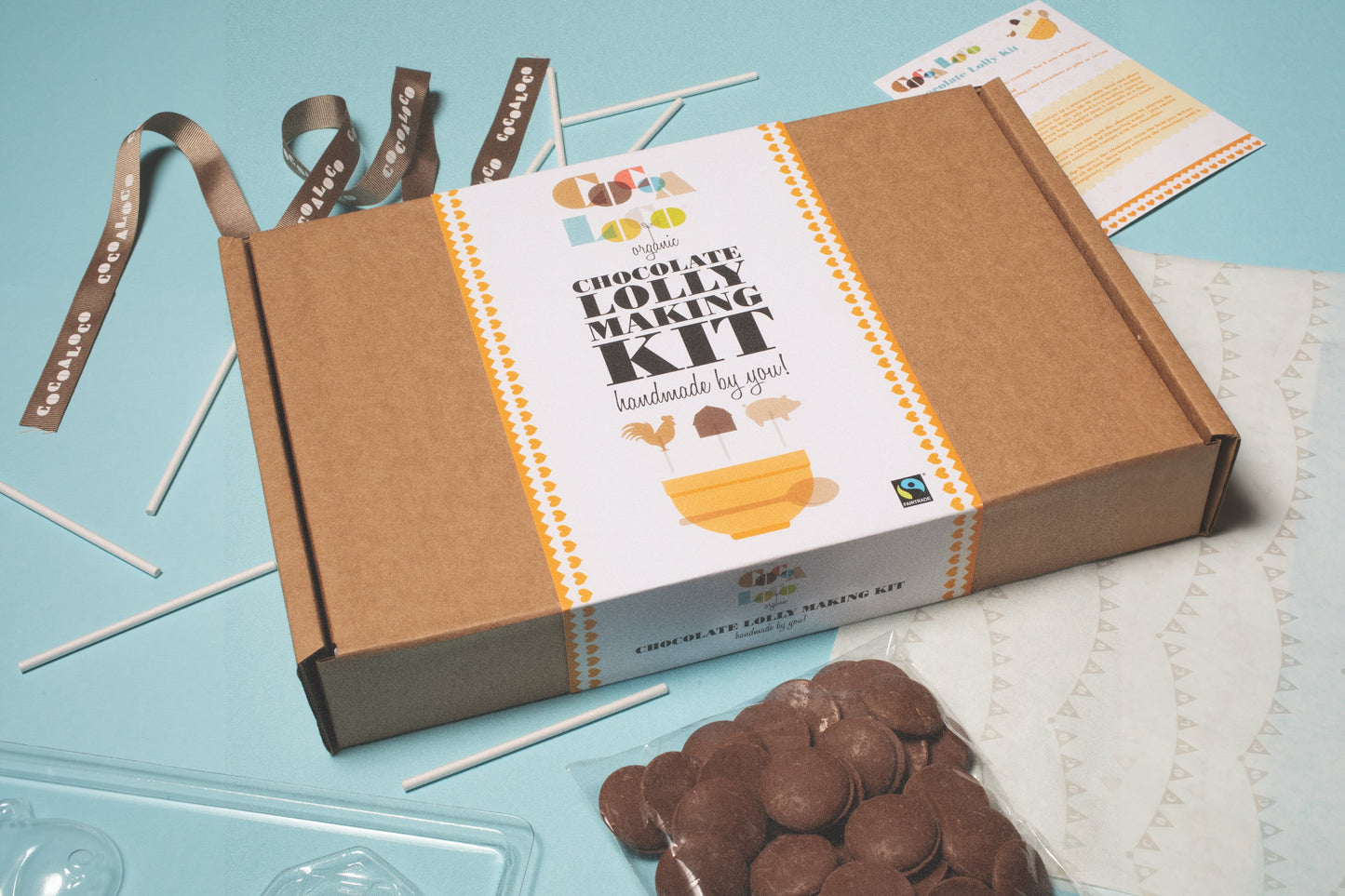Milk Chocolate Lolly Making Kit